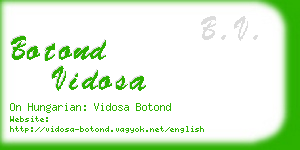 botond vidosa business card